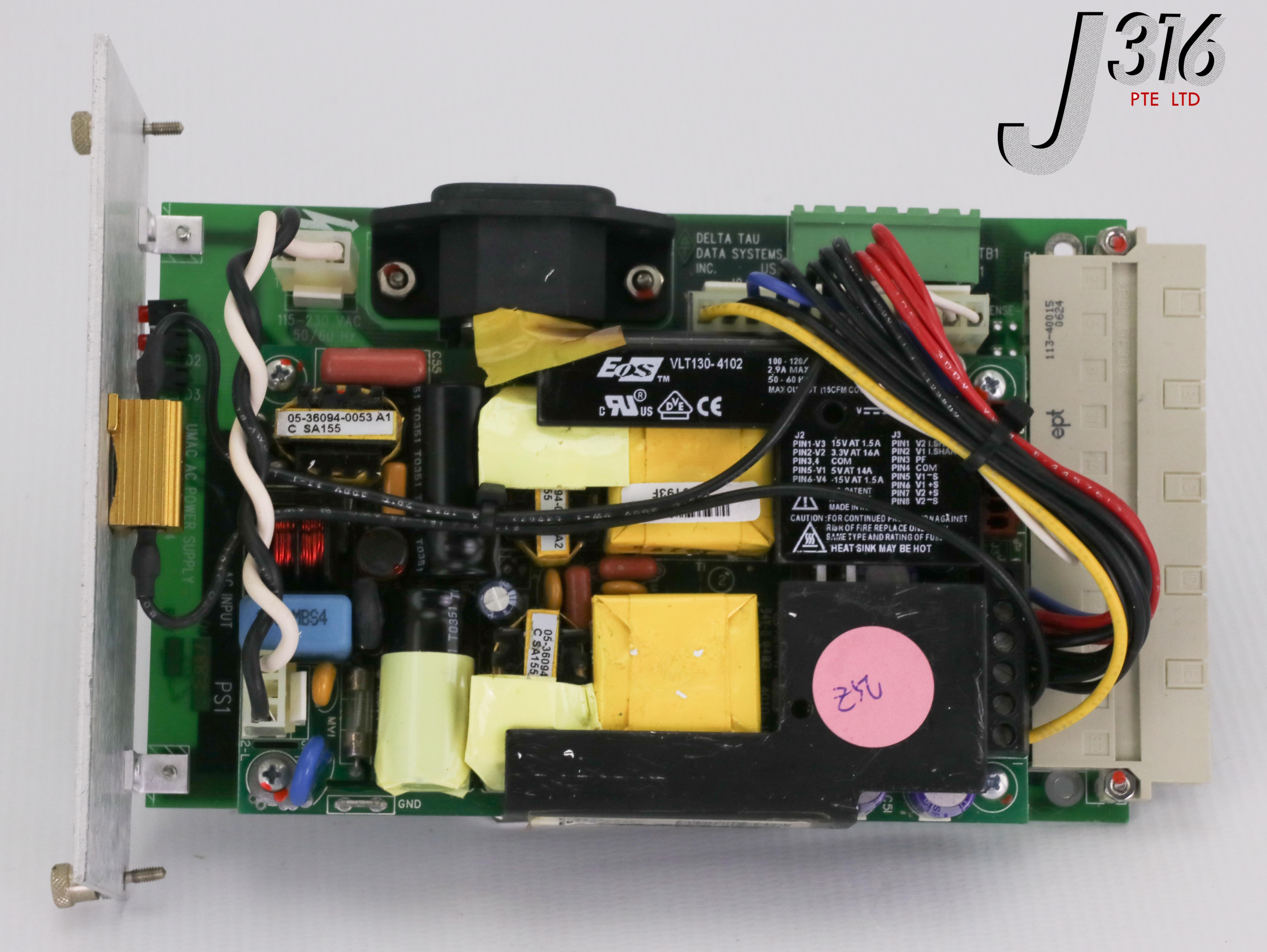 14086 DELTA TAU UMAC AC POWER SUPPLY W/ VLT130-4102 PCB (PARTS